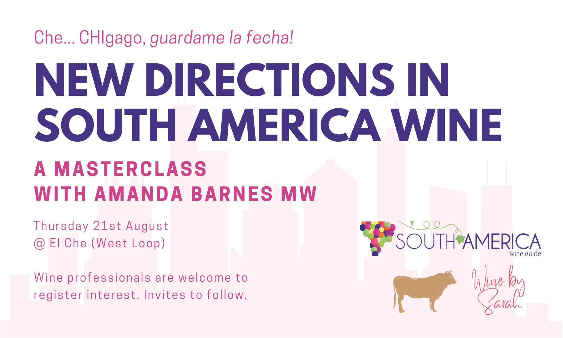 Chicago: South America Wine Guide Tour in August 2025
